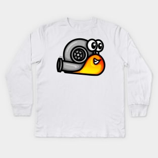 Turbo Snail V1 - Hot Kids Long Sleeve T-Shirt